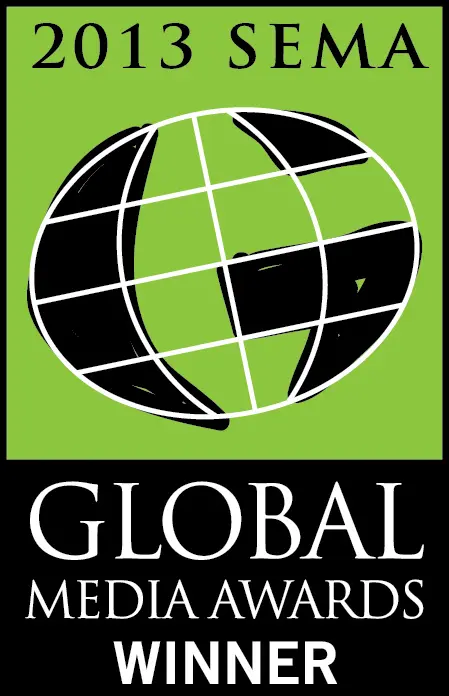 Global media award graphic